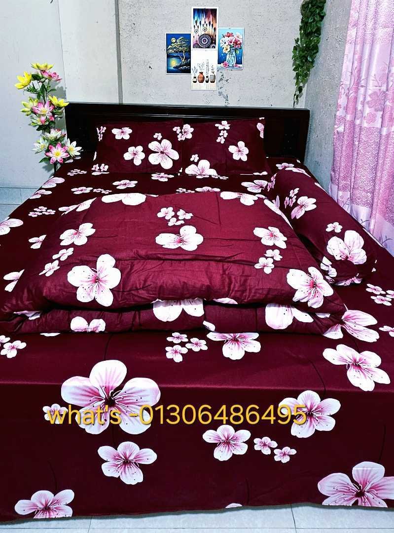 ৫,পিছ,সেট,প্রিমিয়াম,কোয়ালিটি,টুইল,কটন,ফেব্রিক্স,কমফোর্টার