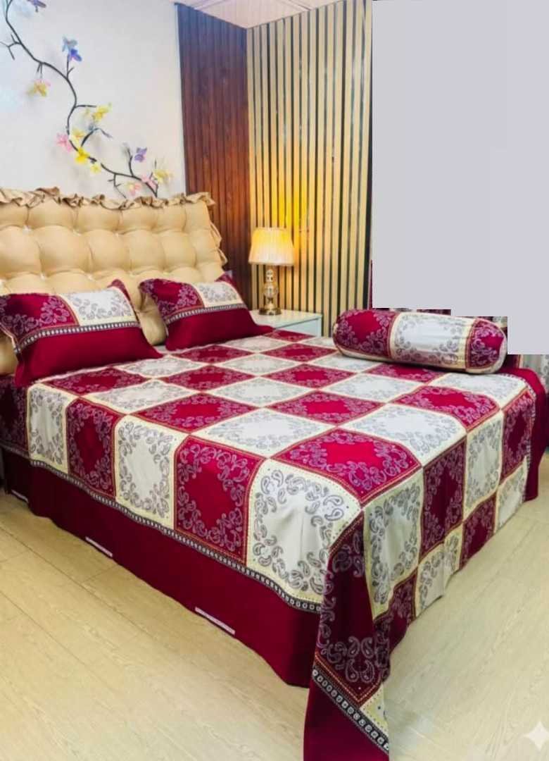 Exclusive,100%,Cotton,Bed,Sheet,7.5,feet,by,8,feet