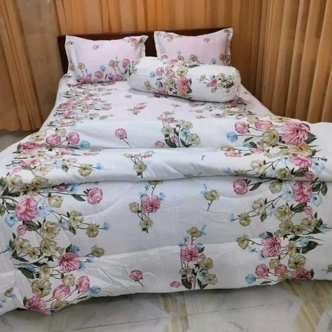 ৫,পিছ,সেট,প্রিমিয়াম,কোয়ালিটি,টুইল,কটন,ফেব্রিক্স,কমফোর্টার
