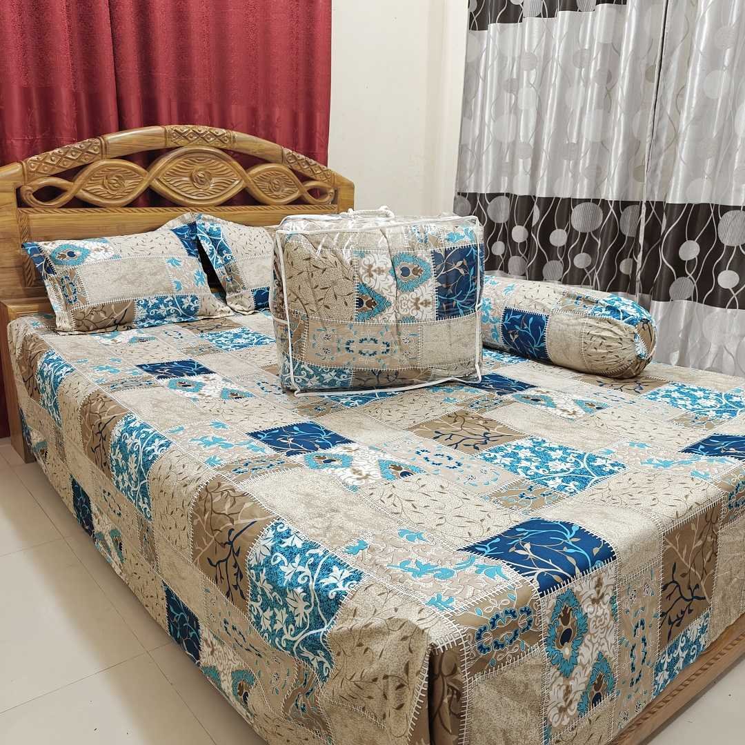 ৫,পিছ,সেট,প্রিমিয়াম,কোয়ালিটি,টুইল,কটন,ফেব্রিক্স,কমফোর্টার