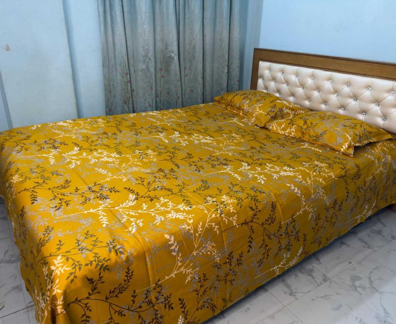 Exclusive,100%,Cotton,Bed,Sheet,7.5,feet,by,8,feet